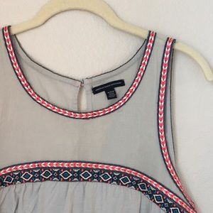 American Eagle Embroidered Tank Size M